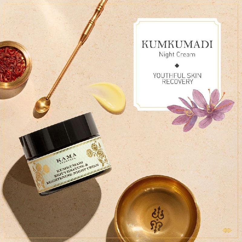 Kumkumadi Rejuvenating & Brightening Night Cream - Image 2