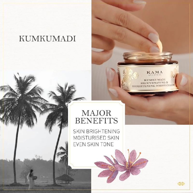 Kumkumadi Rejuvenating & Brightening Night Cream - Image 3