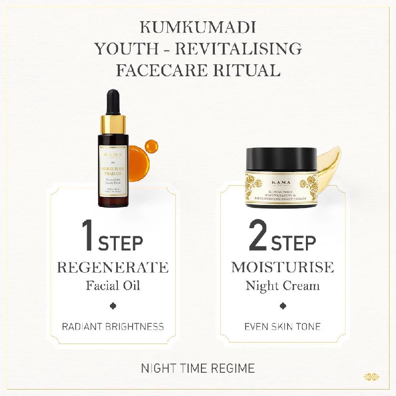 Kumkumadi Rejuvenating & Brightening Night Cream - Image 7