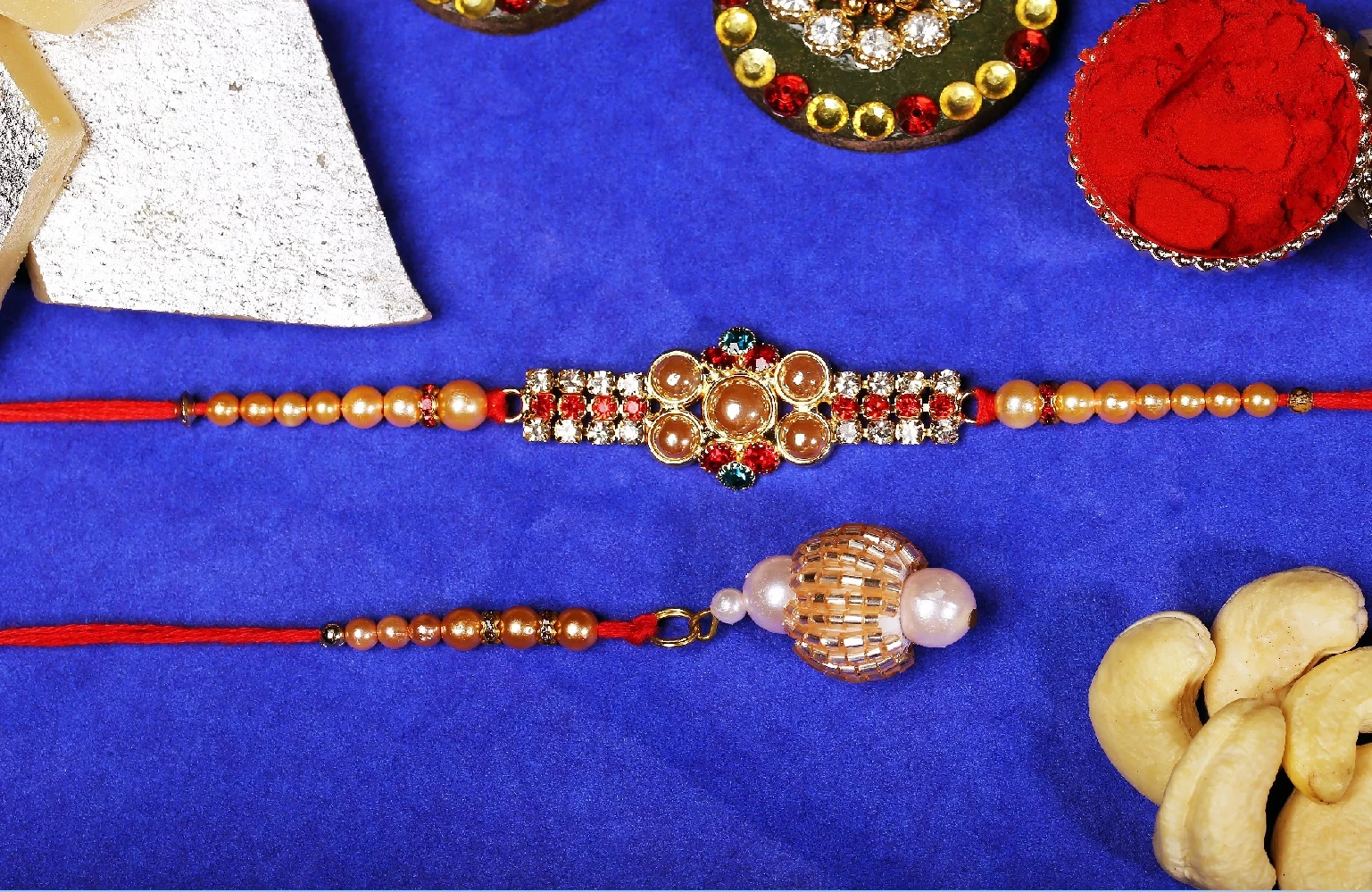 Kundan Bhaiya Bhabhi Rakhi - Image 1