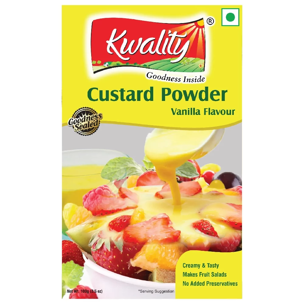 Kwality Custard Powder - Vanilla Flavour - Image 2
