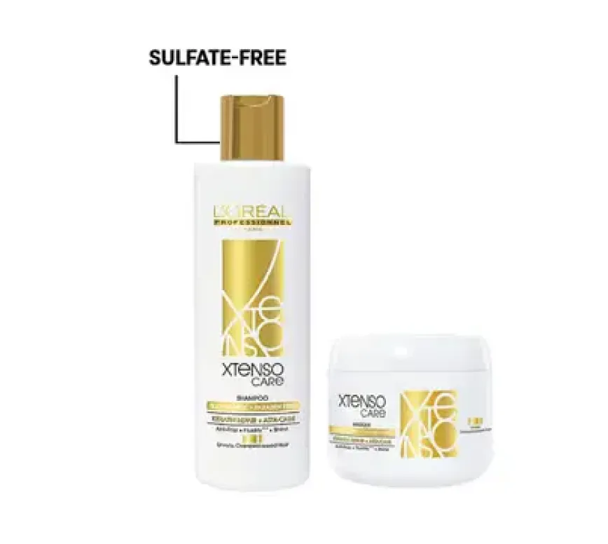 L'oreal Paris Professionnel Xtenso Care Shampoo & Mask L'oreal Paris Professionnel Xtenso Care Shampoo & Mask-Pack Size-250ml+196 g