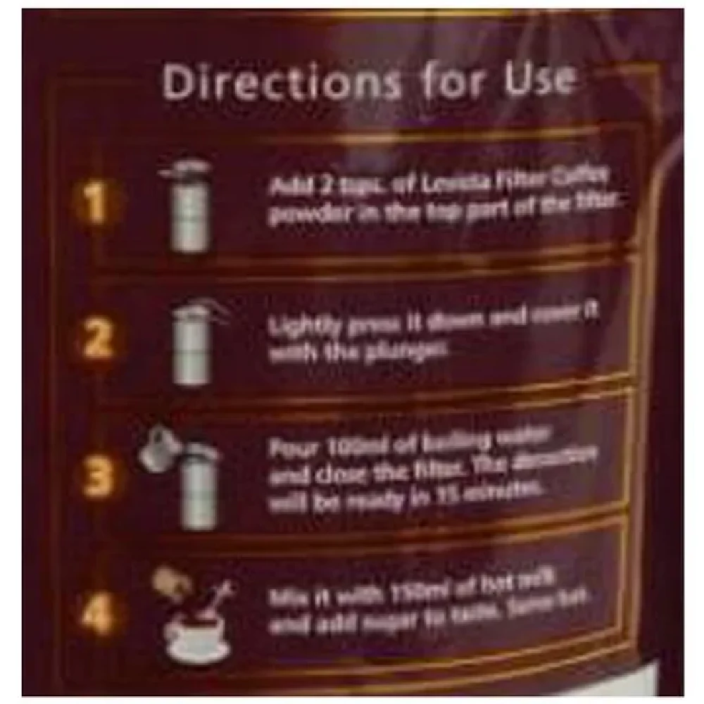 LEVISTA Filter Coffee With Chicory - 80-20 - Image 6