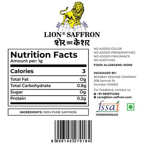 LION SAFFRON Kesar - Pure - Image 10