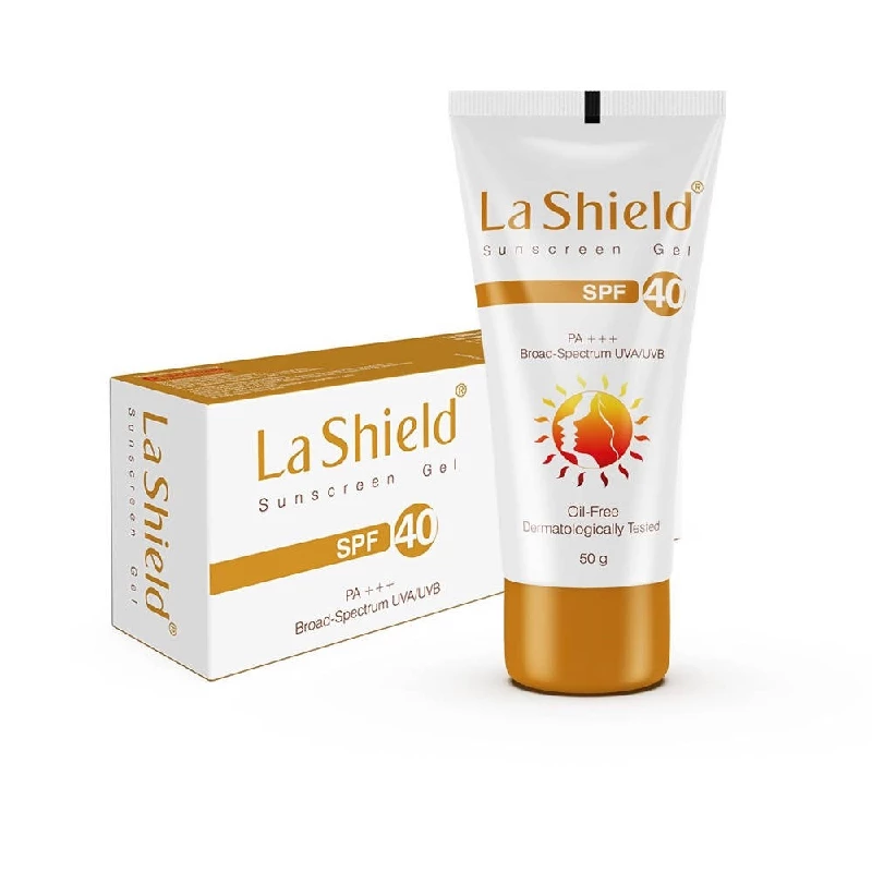 La Shield SPF 40 Mineral Sunscreen Gel La Shield SPF 40 Mineral Sunscreen Gel-Pack Size-50 g