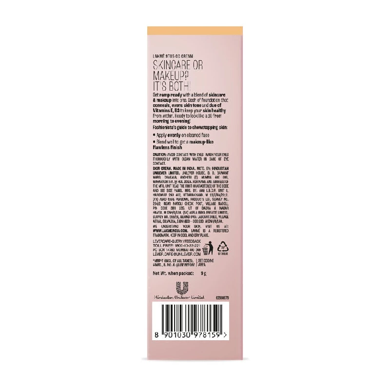 Lakme 9 to 5 Cc Cream Beige Tinted Moisturizer with SPF 30 - Image 3