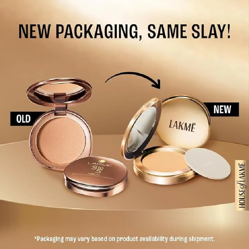 Lakme 9 to 5 Flawless Matte Complexion Compact Powder - Image 2