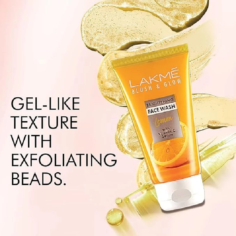 Lakme Blush & Glow Lemon Freshness Gel Face Wash - Image 5