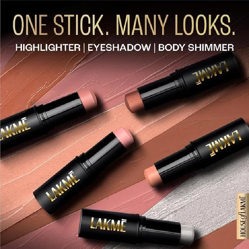 Lakme Facelift MultiSlayer Highlighter Stick-7Golden Gleam - Image 3
