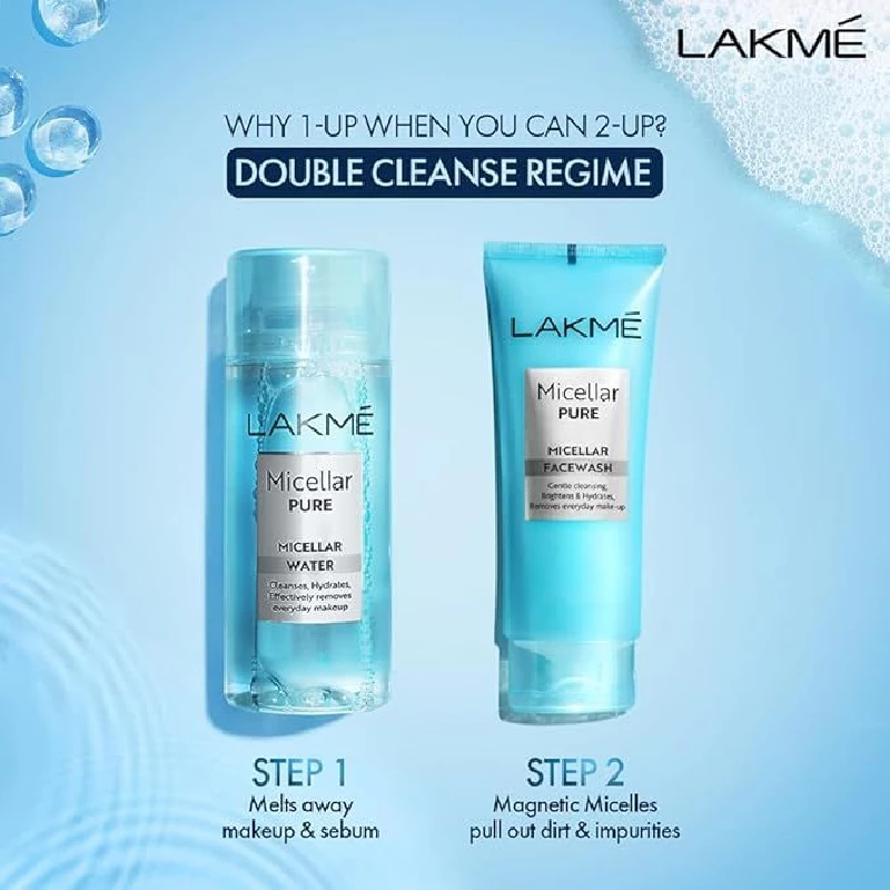 Lakme Micellar Pure Facewash for Deep Pore Cleanse - Image 6