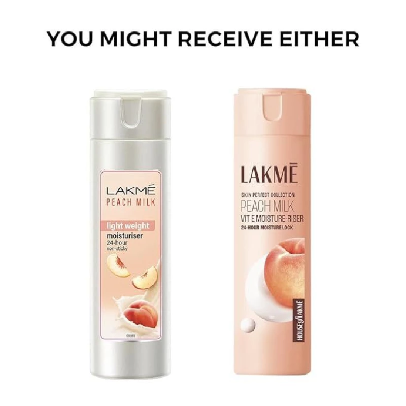 Lakme Peach Milk Moisturizer Body Lotion - Image 3