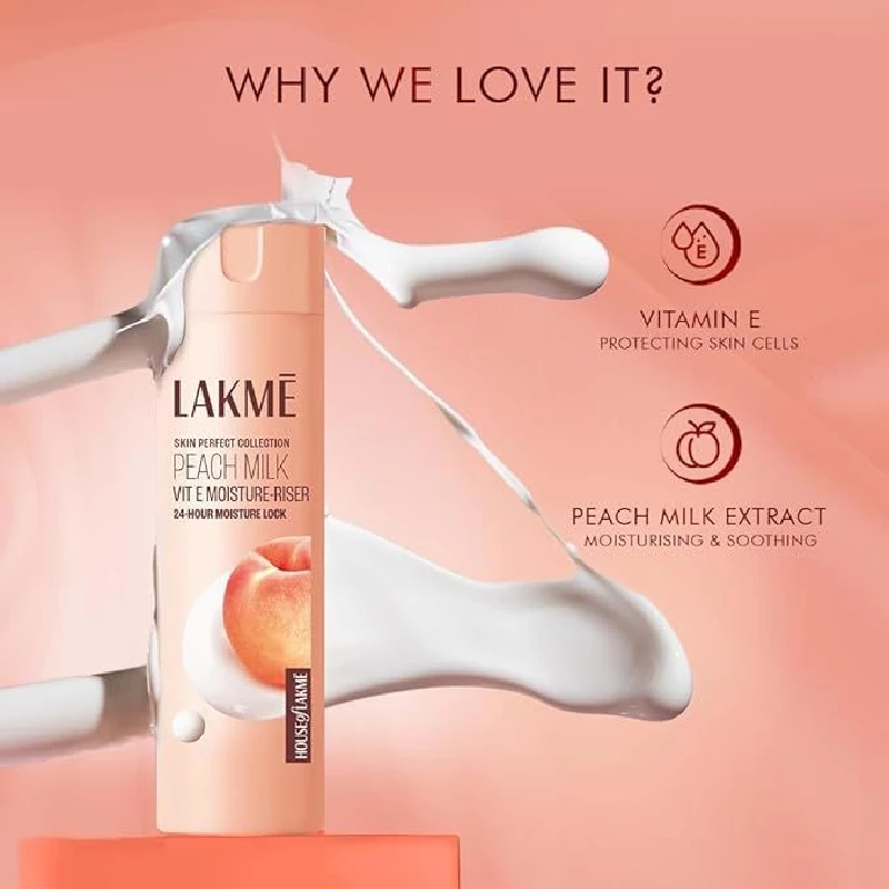 Lakme Peach Milk Moisturizer Body Lotion - Image 5