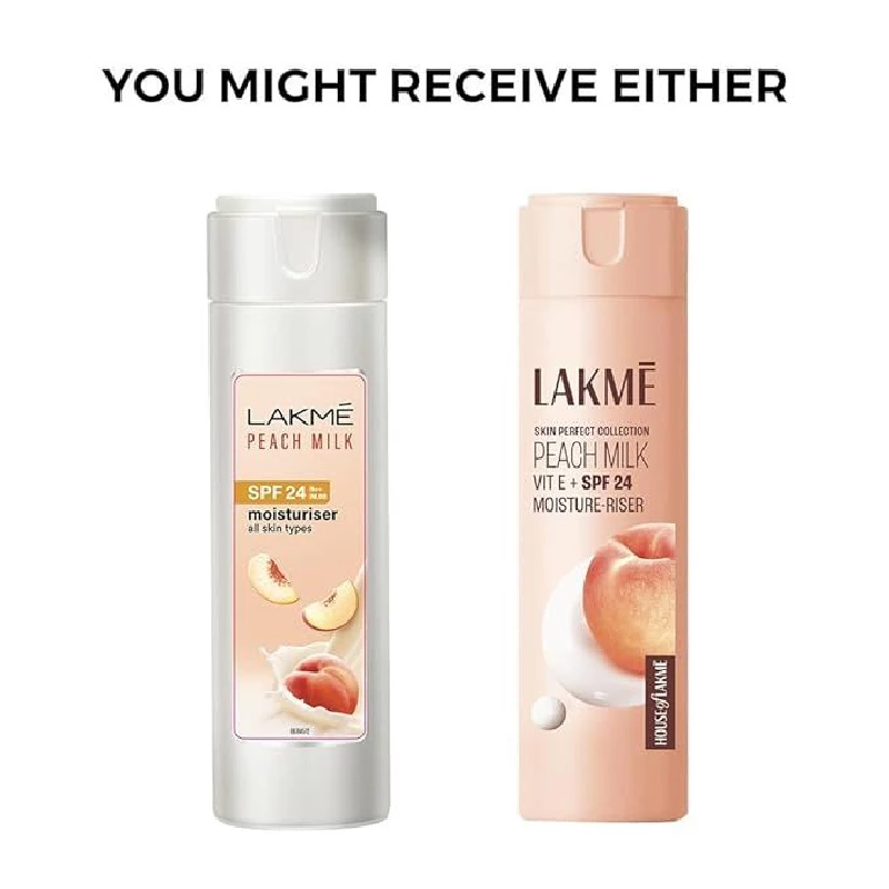 Lakme Peach Milk Moisturizer SPF 24 Sunscreen Lotion - Image 3