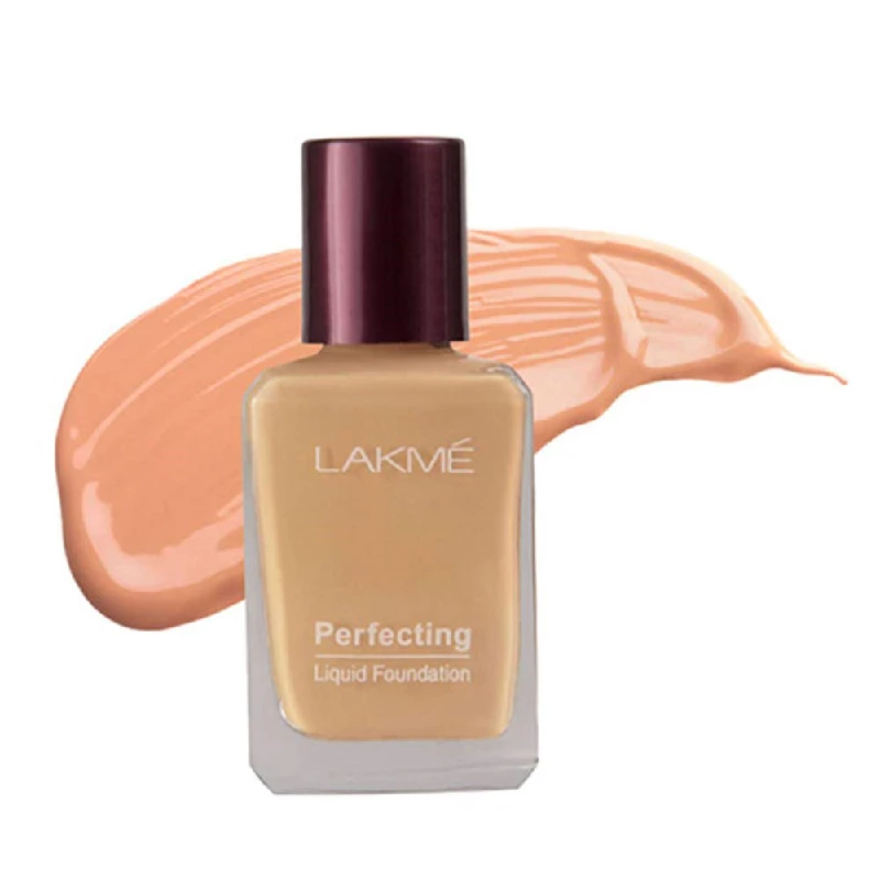 Lakme Perfecting Liquid Pearl Foundation with Waterproof Full Coverage Long Lasting Lakme Perfecting Liquid Pearl Foundation with Waterproof Full Coverage Long Lasting-Pack Size-27 ml