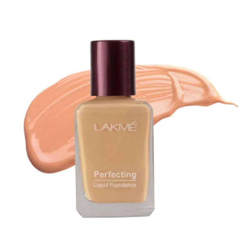 Lakme Perfecting Liquid Pearl Foundation with Waterproof Full Coverage Long Lasting - Image 2