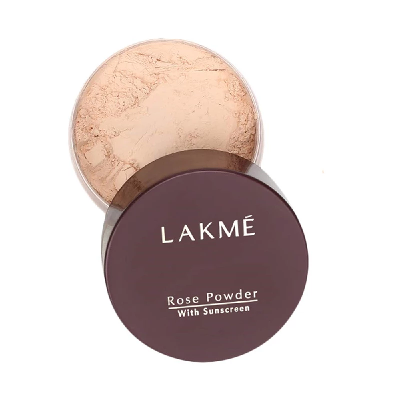 Lakme Rose Loose Face Powder with Sunscreen - Soft Pink
