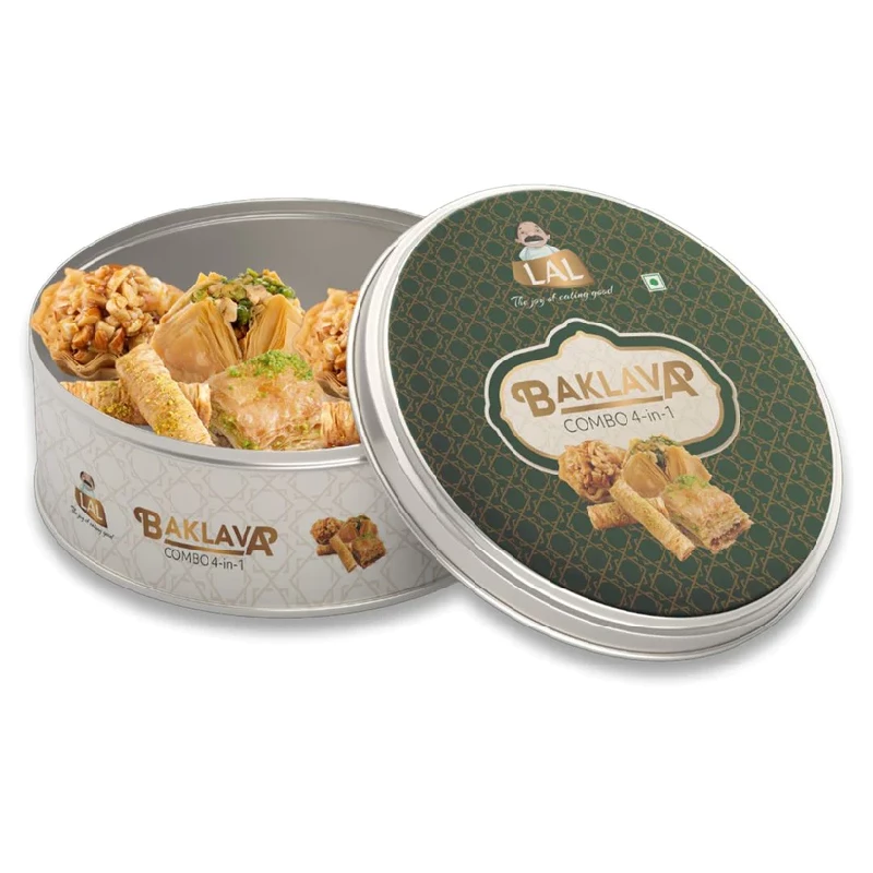 Lal Sweets Baklava Tin Lal Sweets Baklava Tin-Pack Size-400 g