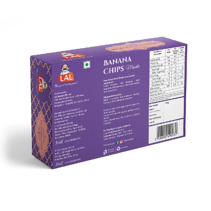 Lal Sweets Banana Chips Masala - Image 2