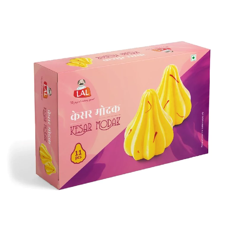 Lal Sweets Kesar Modak Lal Sweets Kesar Modak-Pack Size-200 g x 2