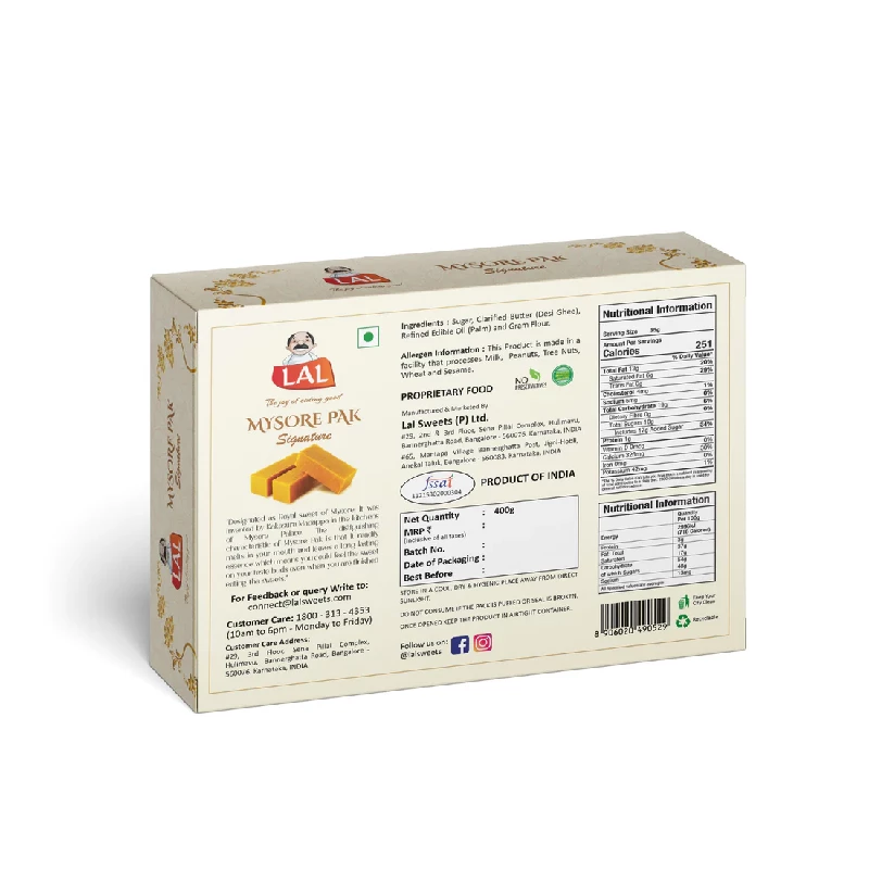 Lal Sweets Mysore Pak Signature - Image 2