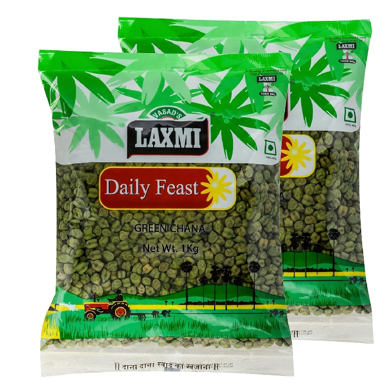 Laxmi Daily Feast Dry Green Chana (Pack of 2) - Image 2