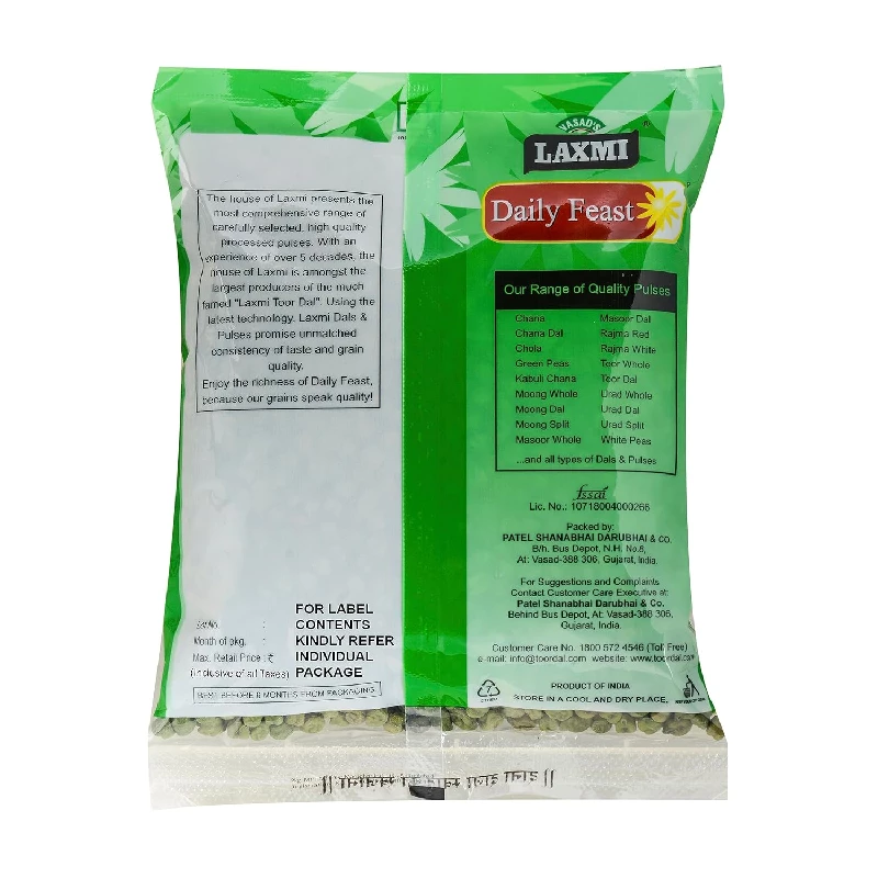 Laxmi Daily Feast Dry Green Chana (Pack of 2) - Image 3
