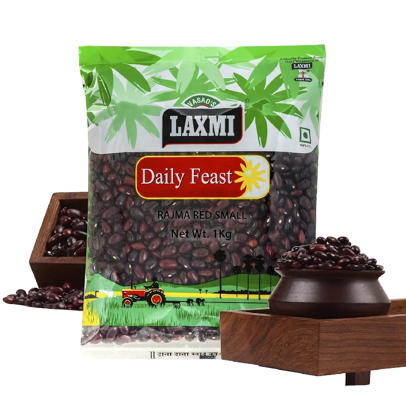 Laxmi Daily Feast Small Red Rajma Laxmi Daily Feast Small Red Rajma-Pack Size-1000 g