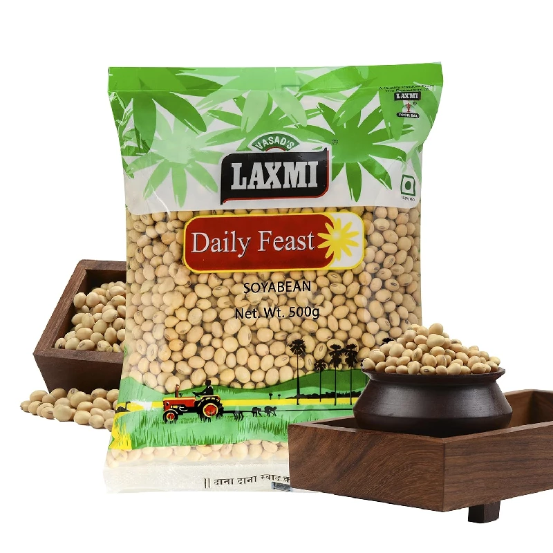 Laxmi Daily Feast Soyabean Seeds Laxmi Daily Feast Soyabean Seeds-Pack Size-500 g