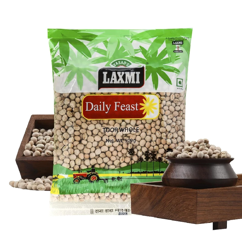Laxmi Daily Feast Whole Toor Laxmi Daily Feast Whole Toor-Pack Size-500 g