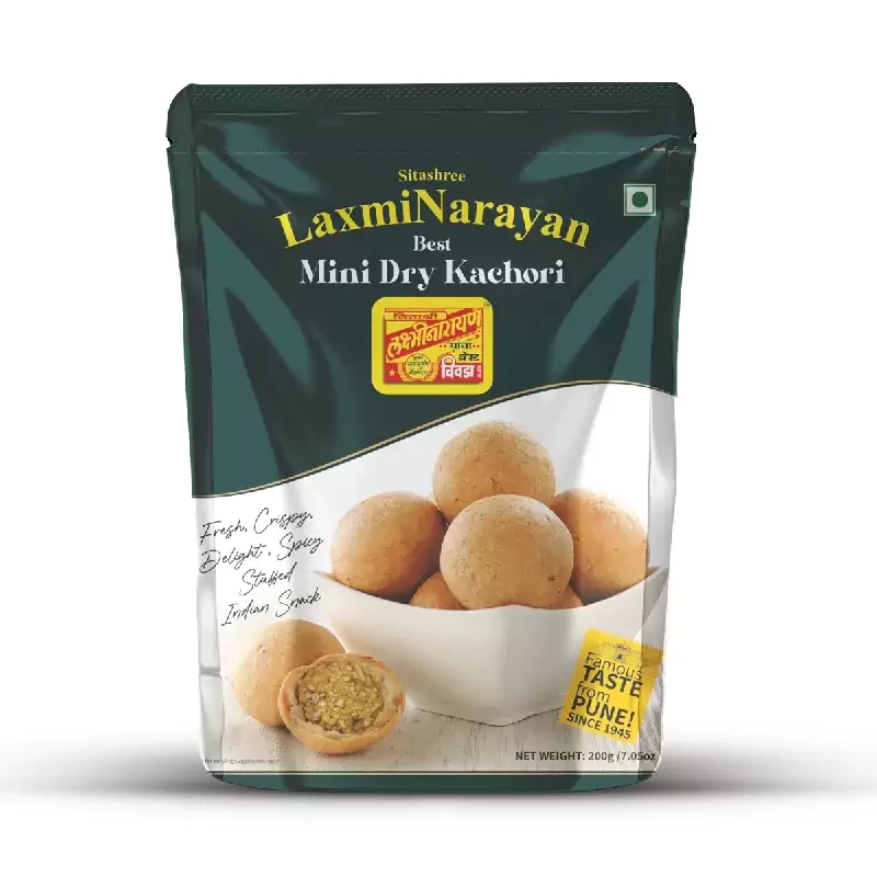 Sitashree LaxmiNarayan Mini Dry Kachori Sitashree LaxmiNarayan Mini Dry Kachori-Pack Size-200 g