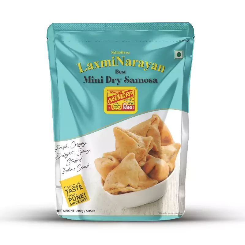 Sitashree LaxmiNarayan Mini Dry Samosa Sitashree LaxmiNarayan Mini Dry Samosa-Pack Size-200 g