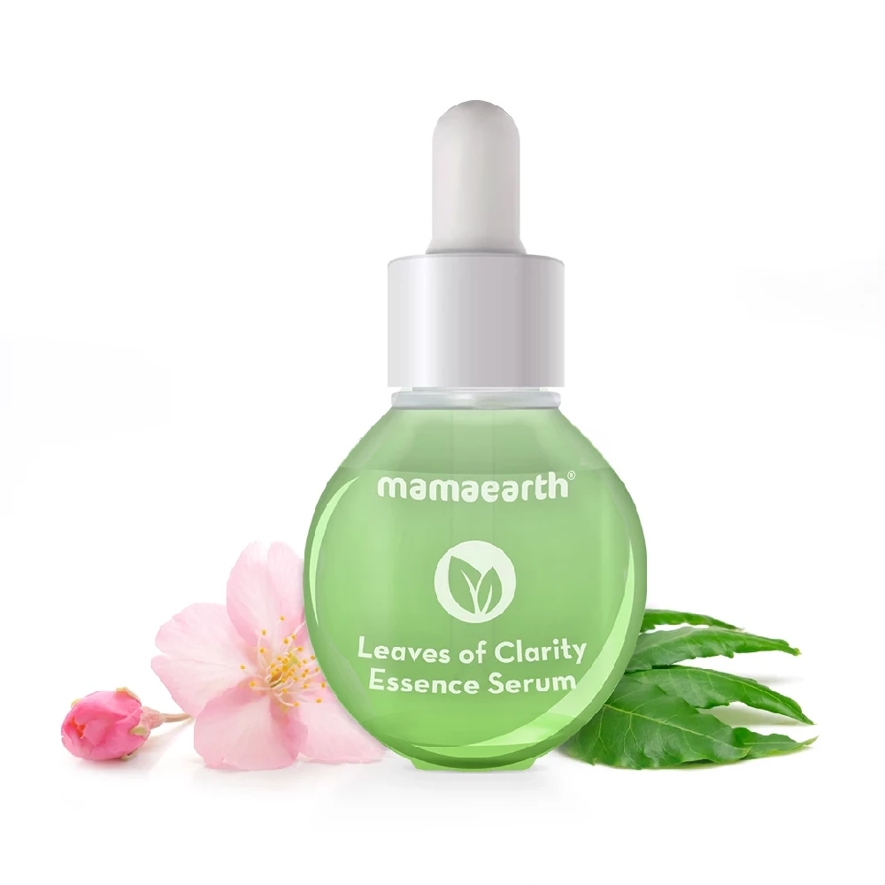 Leaves of Clarity Essence Serum with Neem & Salicylic Acid for Clear Skin Leaves of Clarity Essence Serum with Neem & Salicylic Acid for Clear Skin-Pack Size-30ml