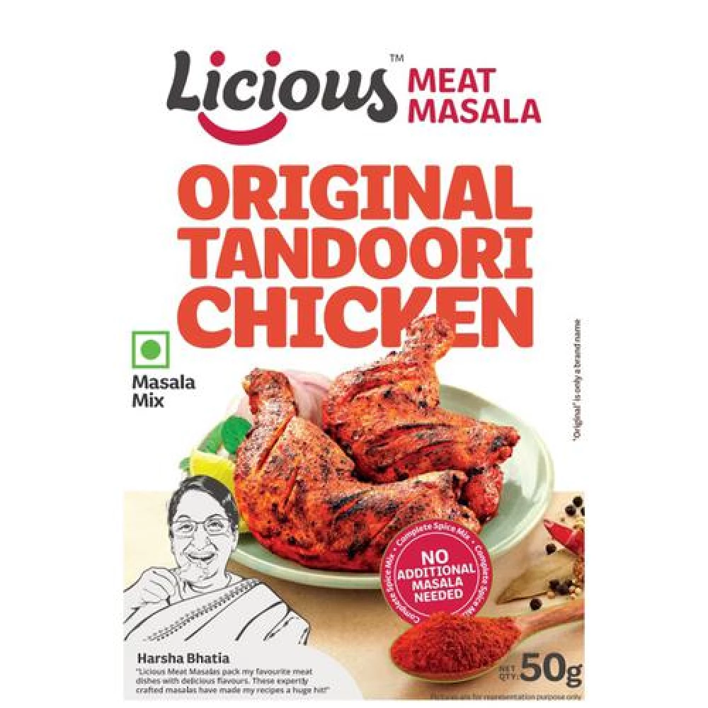 Licious Original Tandoori Chicken Masala Licious Original Tandoori Chicken Masala--50 g