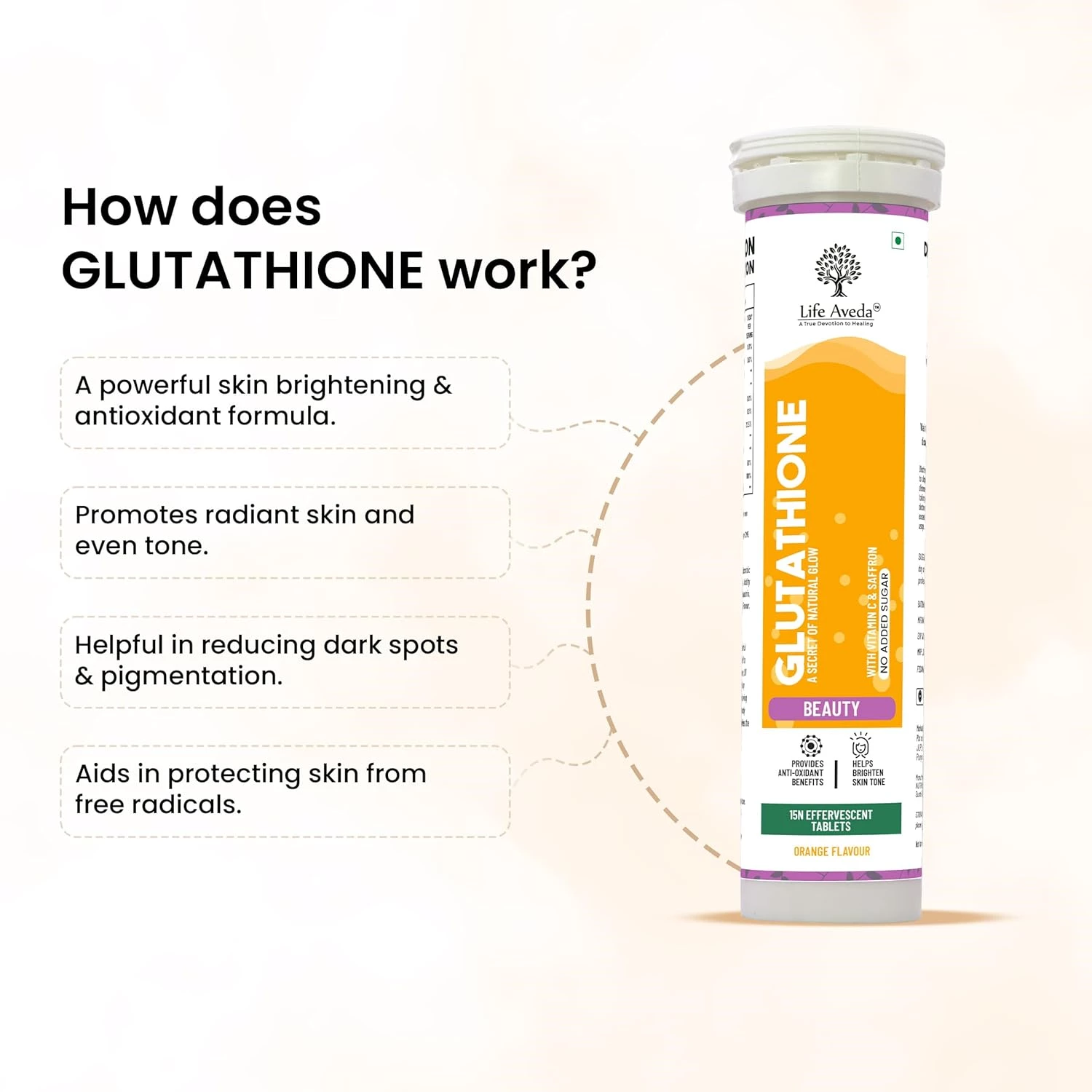 Life Aveda Glutathione Tablet - Image 4