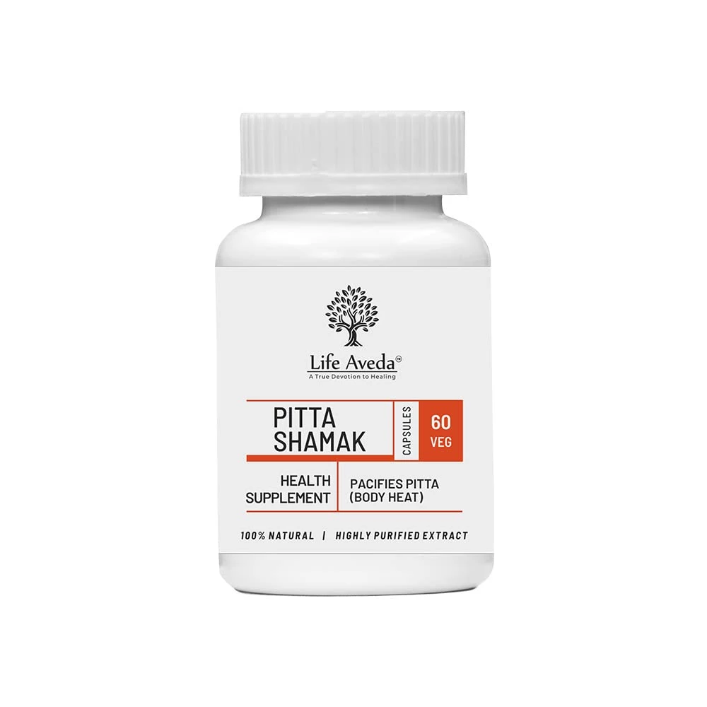 Life Aveda Pitta Shamak Veg Capsule - Image 1
