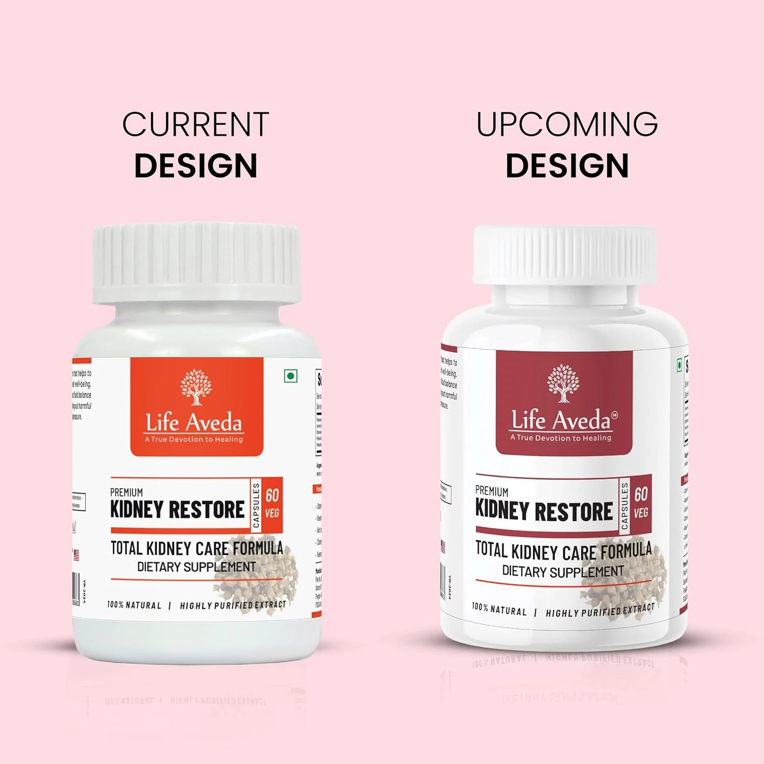 Life Aveda Premium Kidney Restore Veg Capsule - Image 3