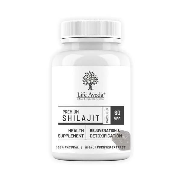 Life Aveda Premium Shilajit Veg Capsule