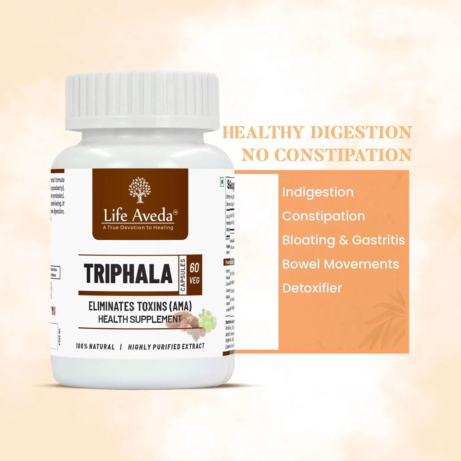 Life Aveda Premium Triphala Capsule - Image 3