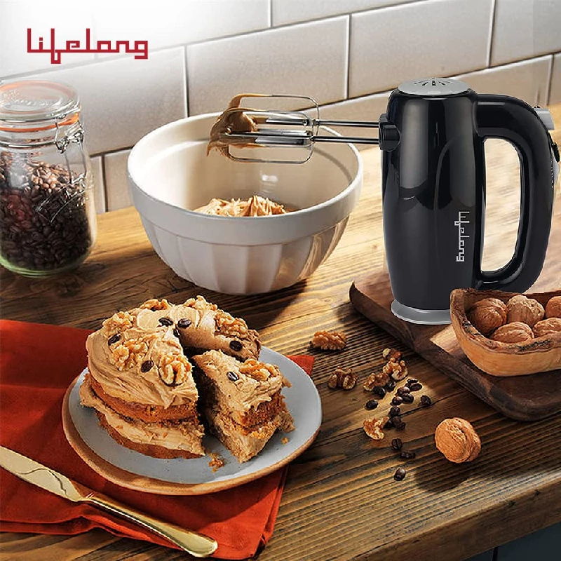 Lifelong 150 Watts Regalia Hand Mixer-Black - Image 2
