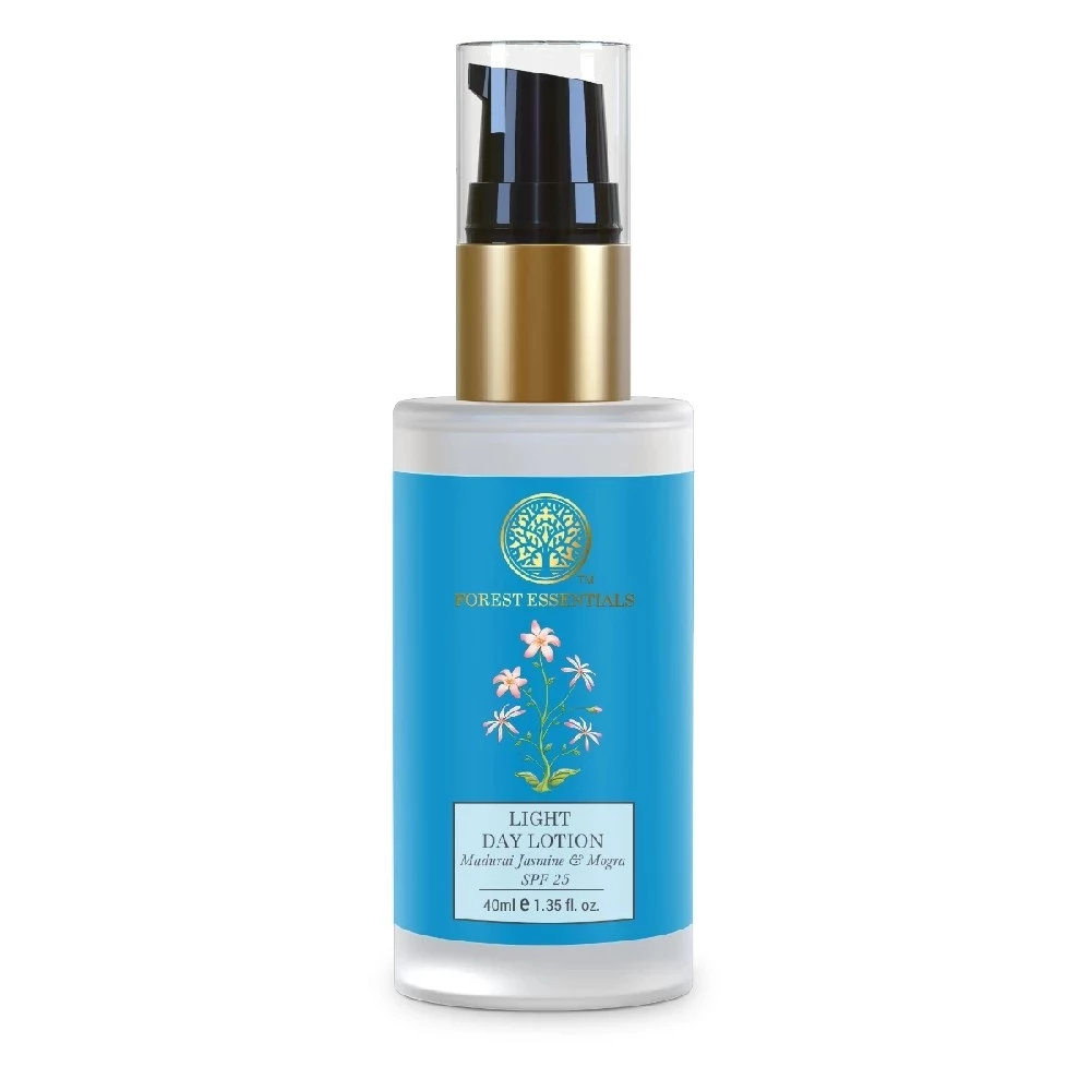 Forest Essentials Light Day Lotion Madurai Jasmine & Mogra - Image 1
