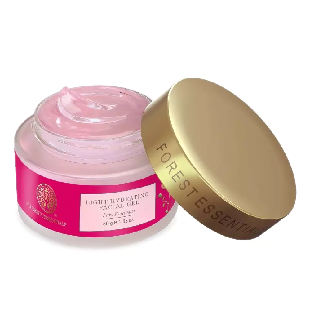 Forest Essentials Light Hydrating Facial Gel Pure Rosewater - Image 2