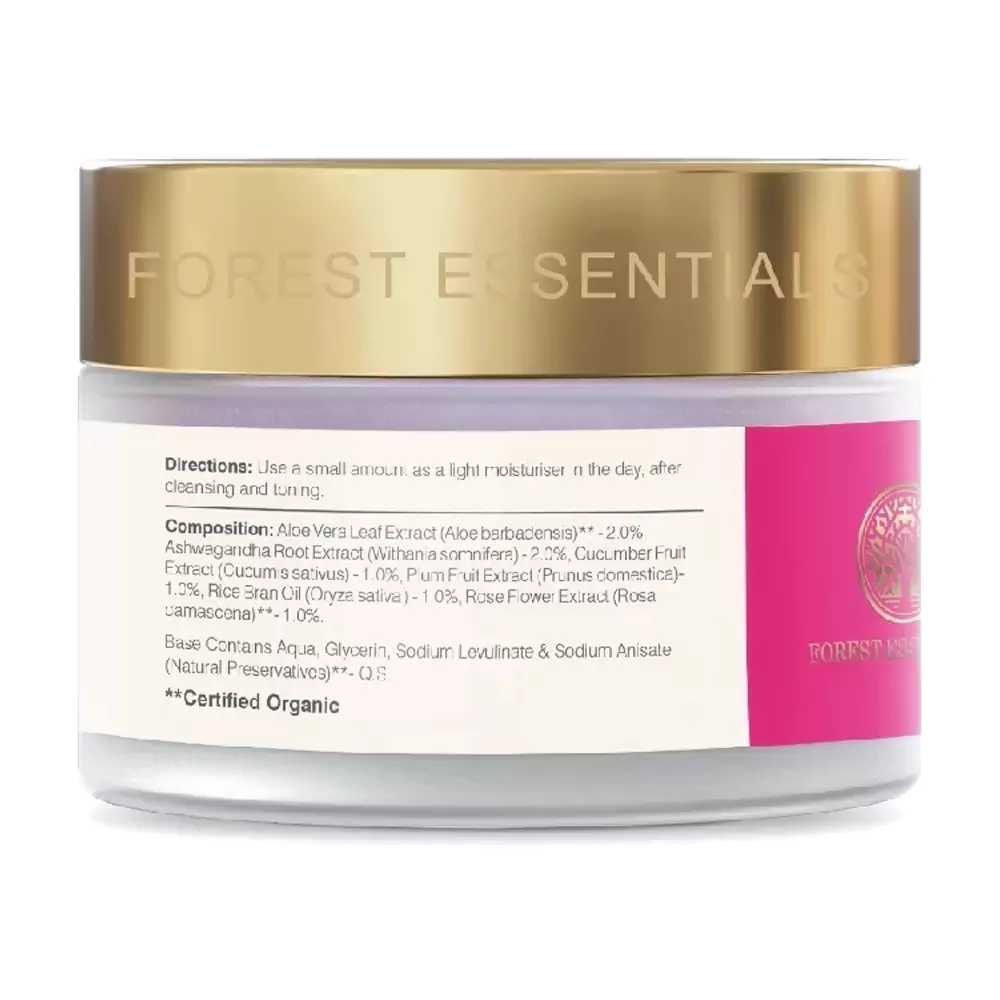 Forest Essentials Light Hydrating Facial Gel Pure Rosewater - Image 3