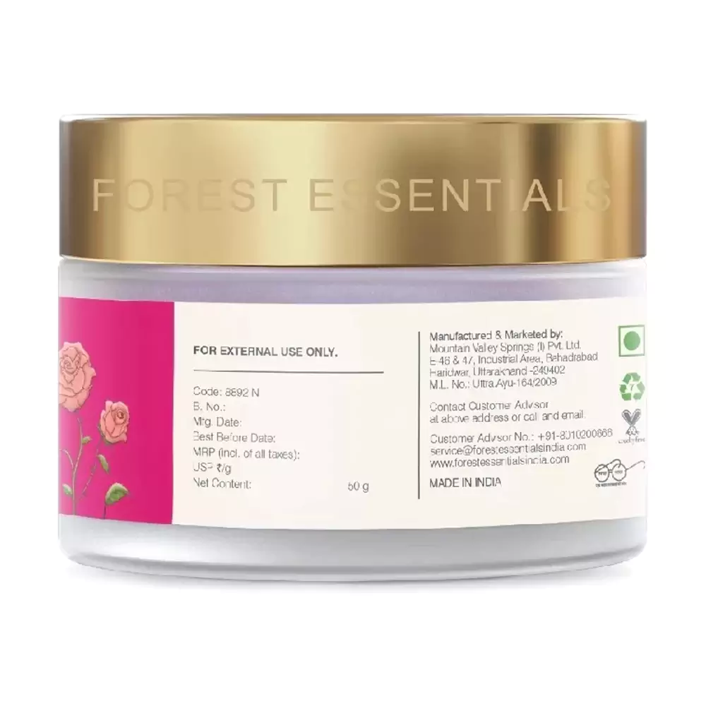 Forest Essentials Light Hydrating Facial Gel Pure Rosewater - Image 4