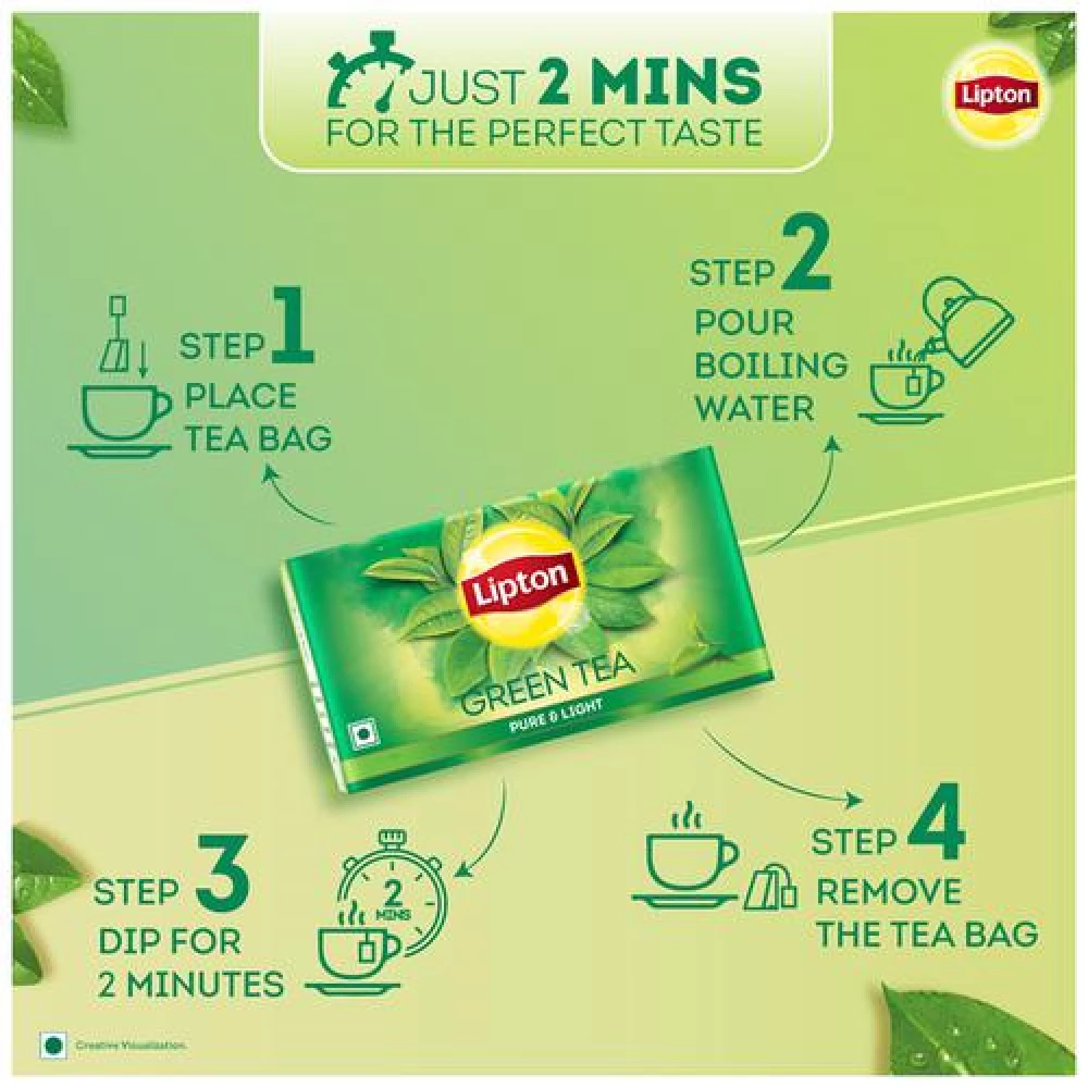 Lipton Pure & Light Green Tea Bags