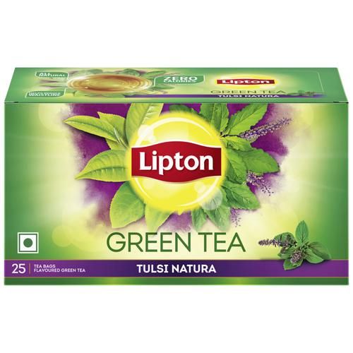 Lipton Tulsi Natura Green Tea Bags Lipton Tulsi Natura Green Tea Bags--32.5 g (25 Bags x 1.3 g each)