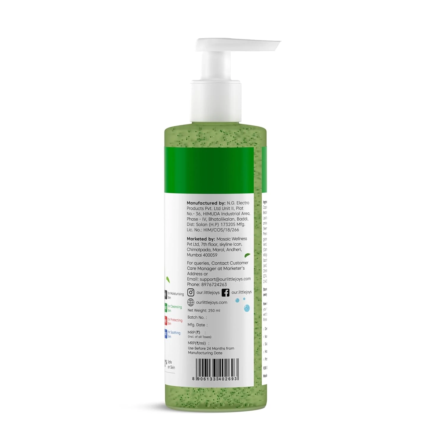 Little Joys Anti-Bacterial Neem Body Wash for Kids - Image 3