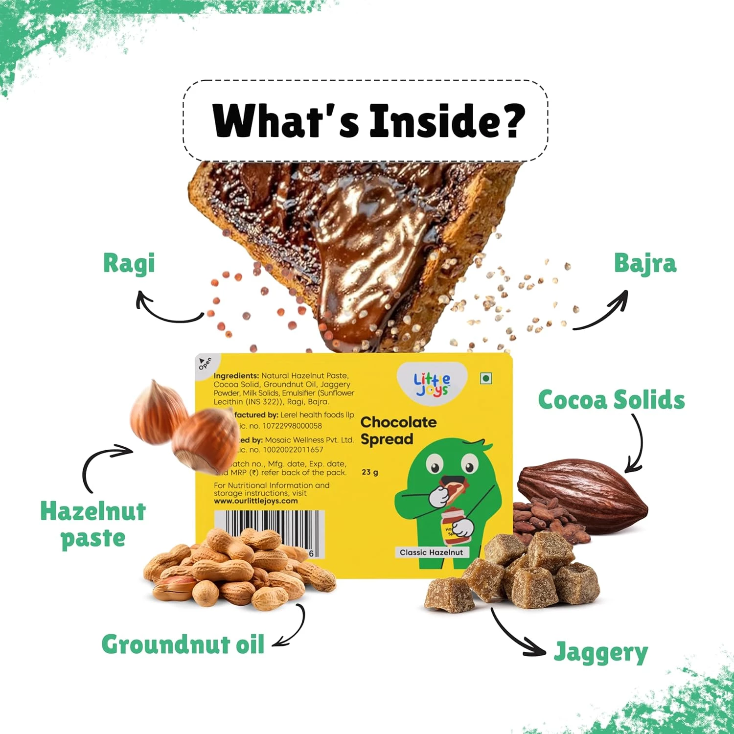 Little Joys Chocolate Hazelnut Spread for Kids - Image 2