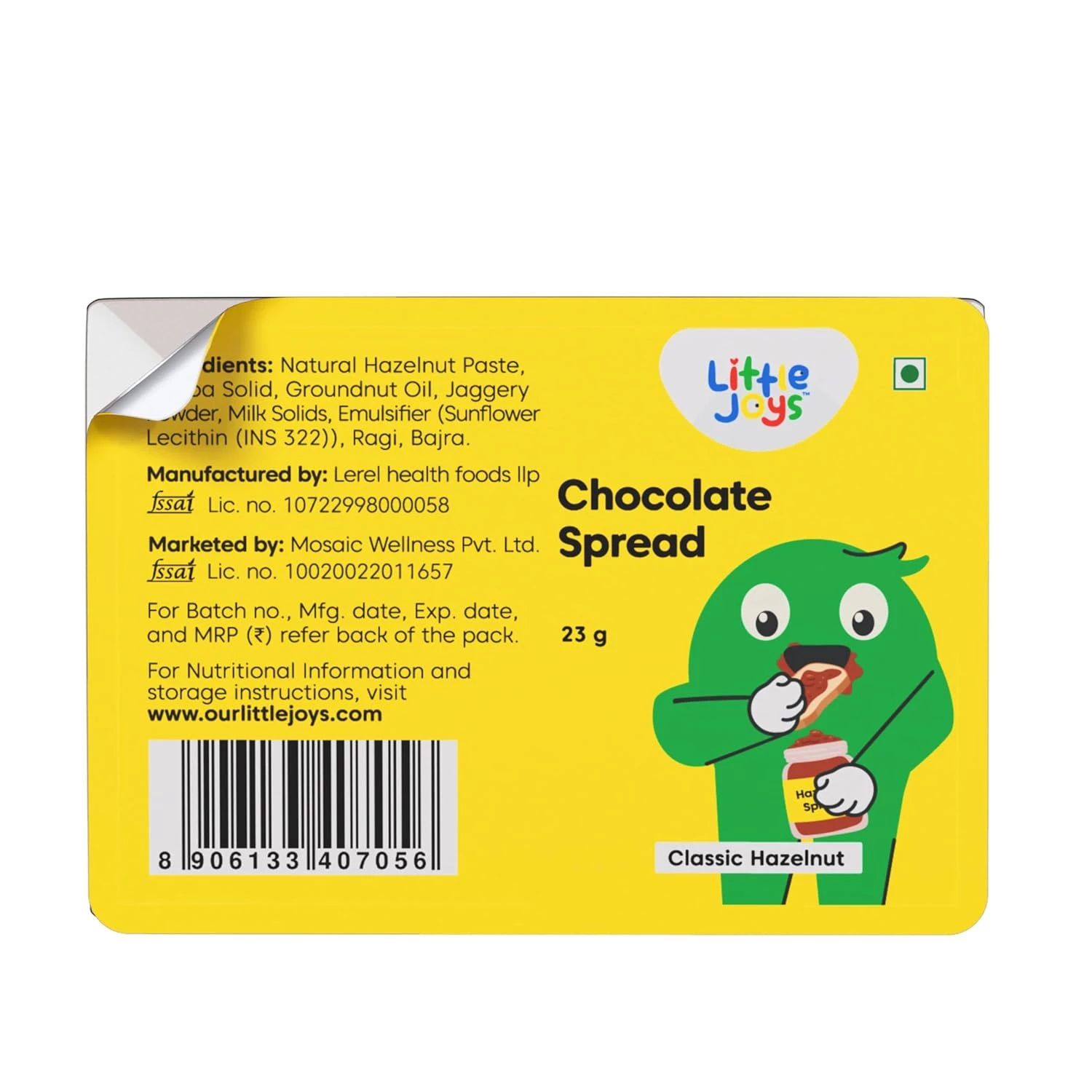 Little Joys Chocolate Hazelnut Spread for Kids - Image 3