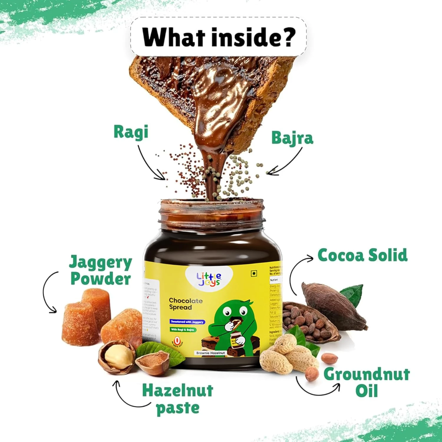 Little Joys Chocolate Brownie Spread for Kids - Image 2