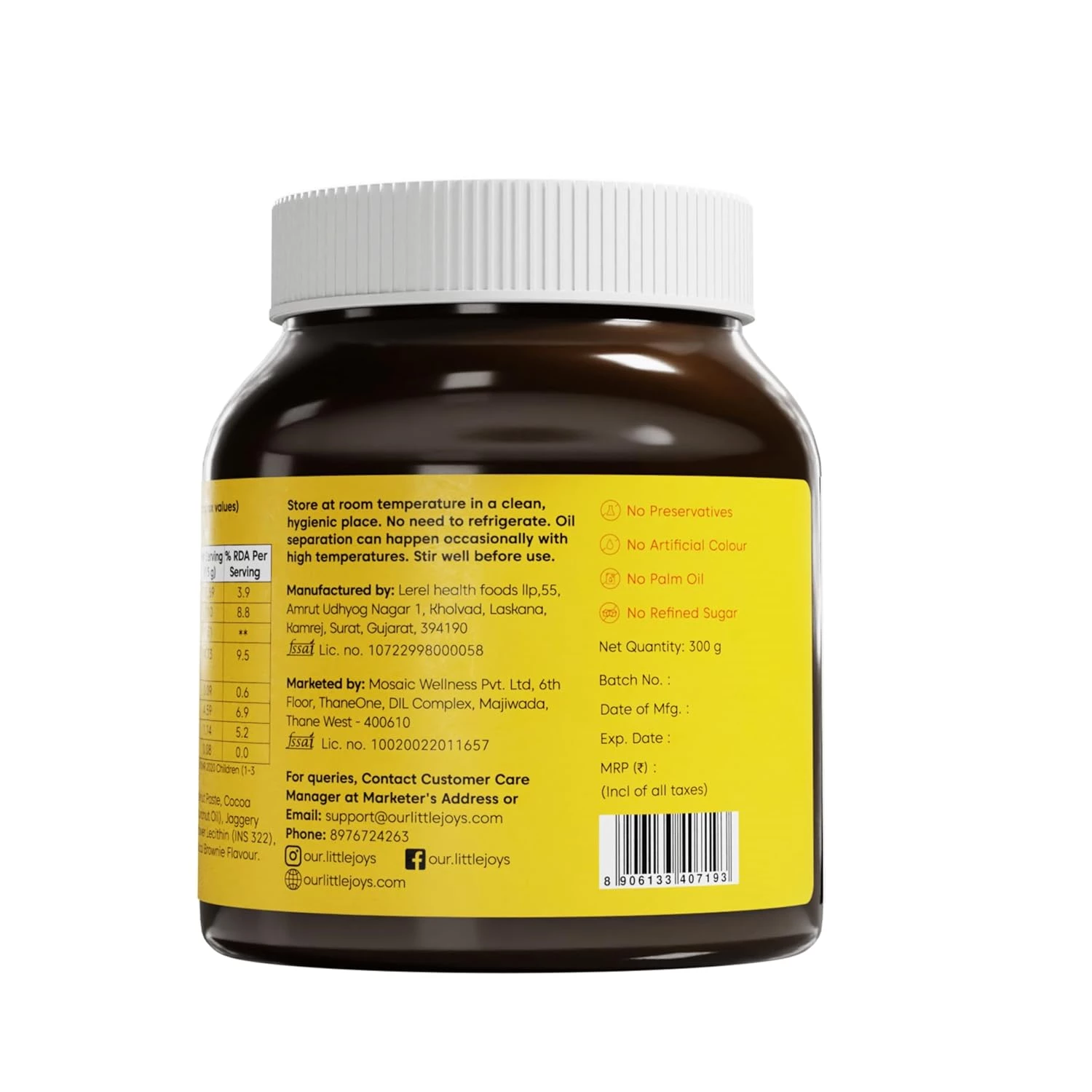 Little Joys Chocolate Brownie Spread for Kids - Image 4